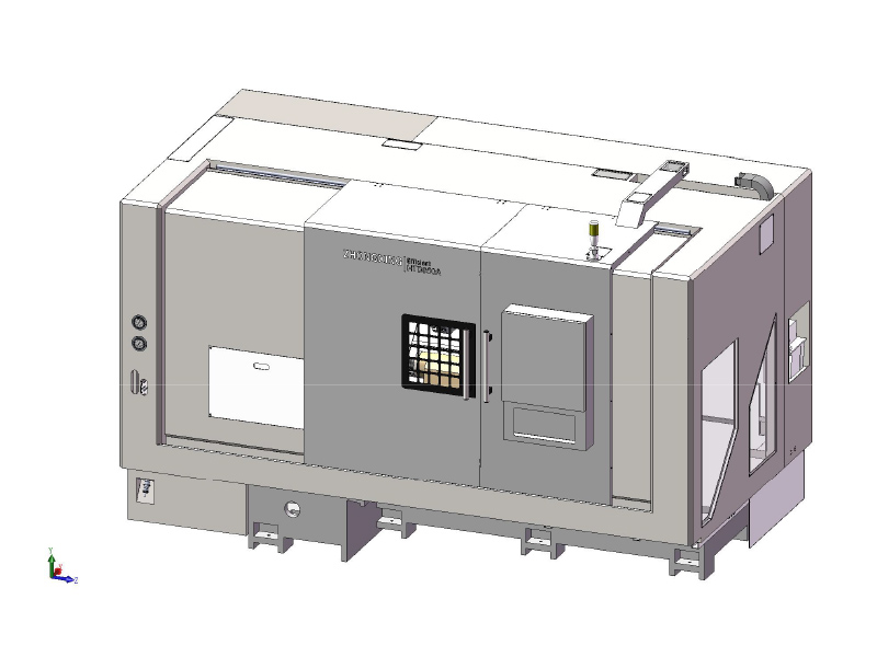 HTB650A SLANT BED CNC TIRO