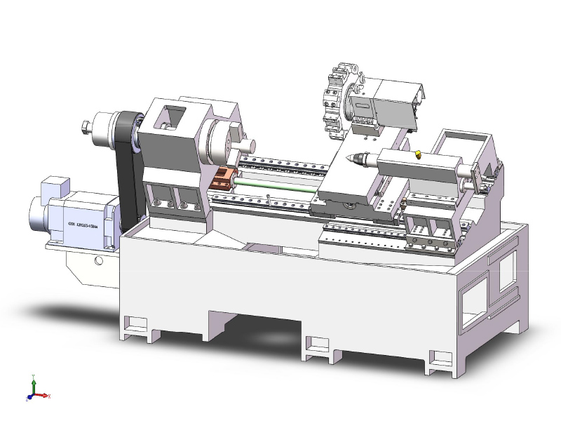 Torno CNC de cama inclinado H5050