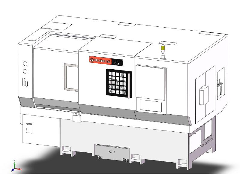 Torno CNC de cama inclinado H5050