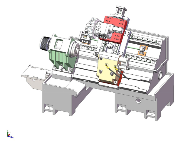 HTB450B ​​CNC SLANT TIRO