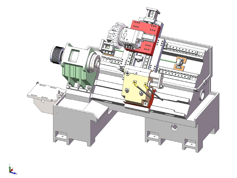 HTB450B ​​CNC SLANT TIRO