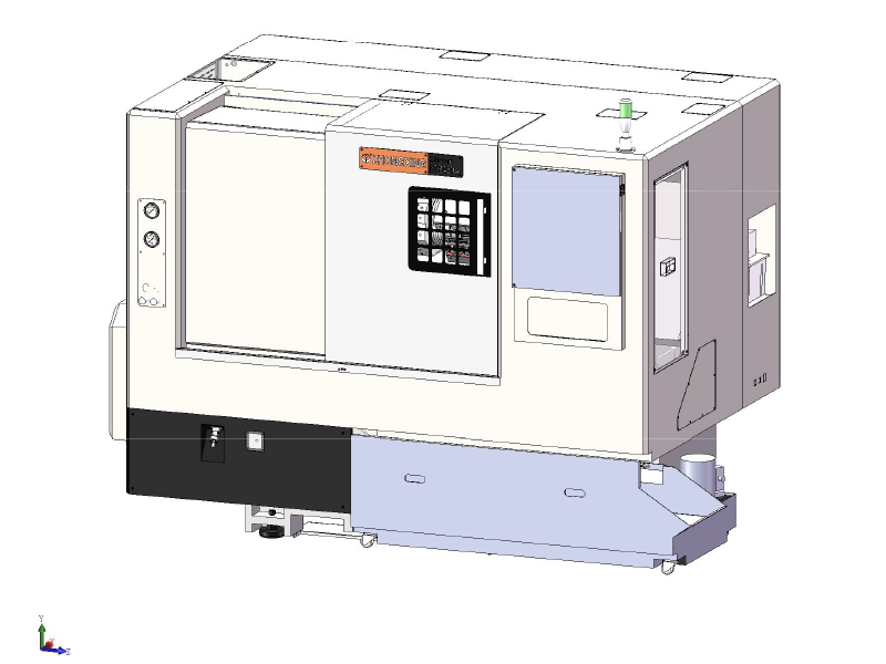 HTB450A SLANT BED CNC TIRO