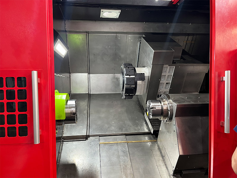 G500 Torno CNC de fuso duplo