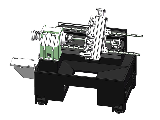 HTC450 SLANT BED CNC TIRO